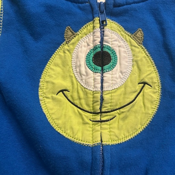 Disney store exclusive monsters‎ inc hoodie size 6-12 M - Picture 2 of 5